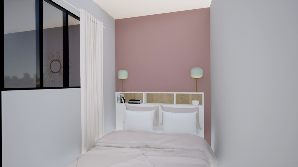 Aménagement d'un studio en 2 pièces / Projet en cours