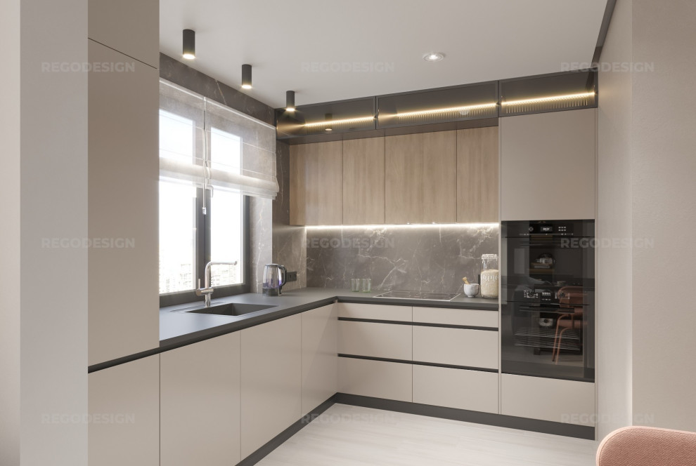 № 53 ДИЗАЙН КВАРТИРЫ 54 КВ.М. УЛ. СУХОПУТНАЯ