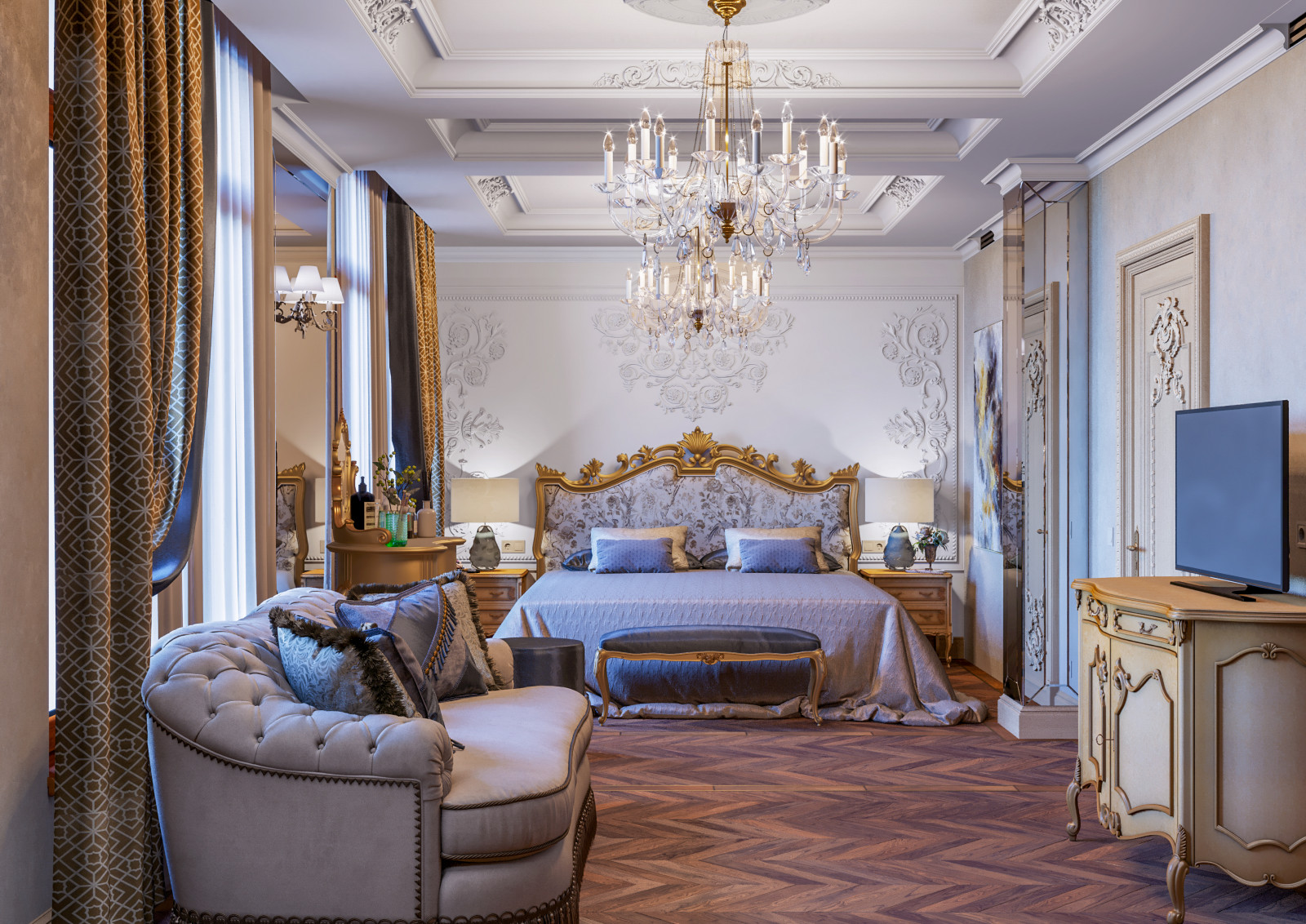 Дизайн евродвушки в ЖК Гранвиль