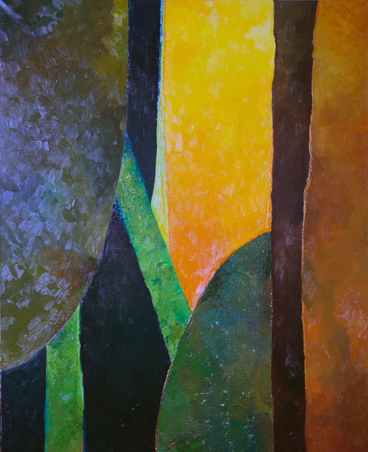 В тени деревьев