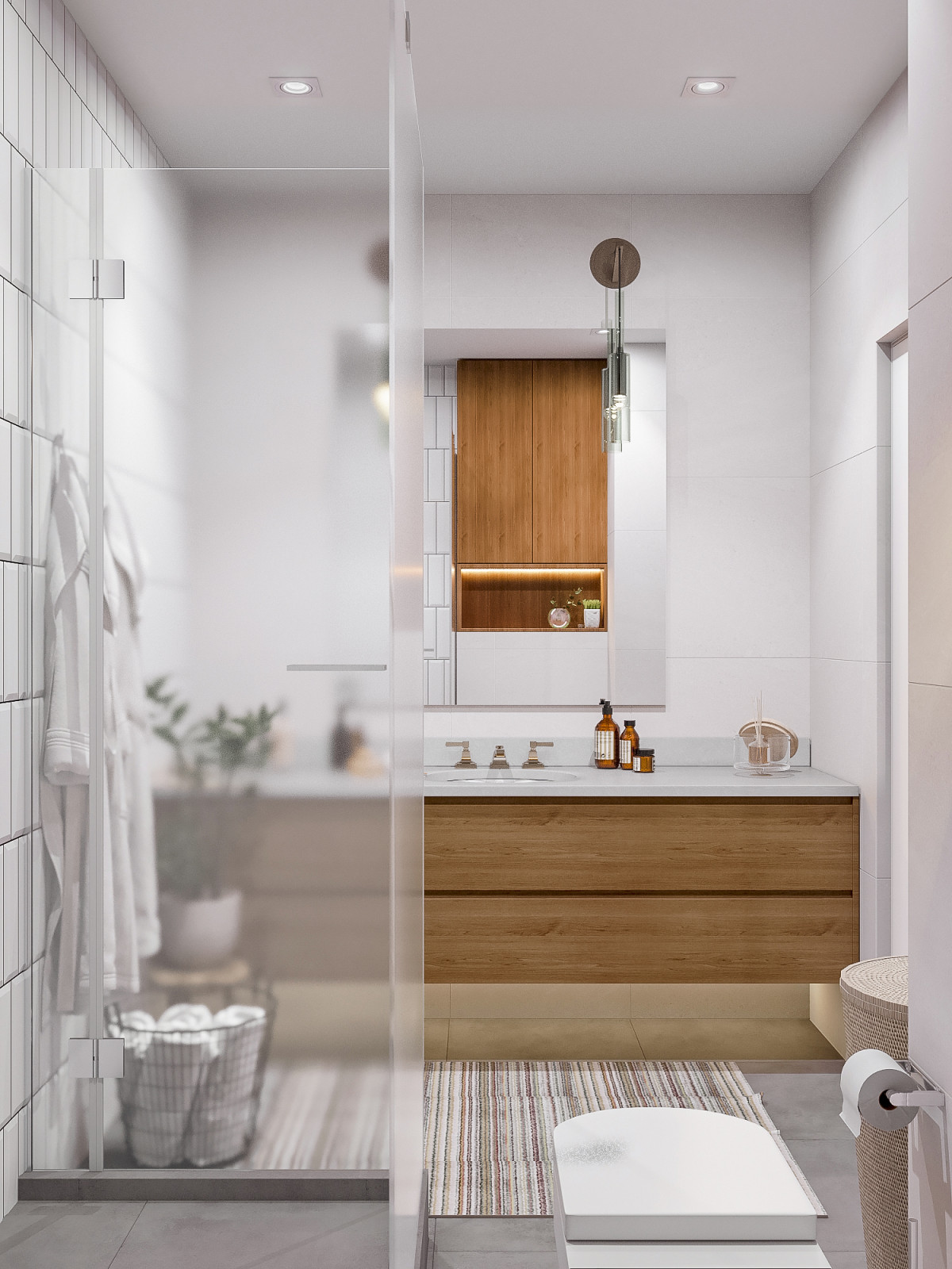 Светлая квартира в скандинавском стиле