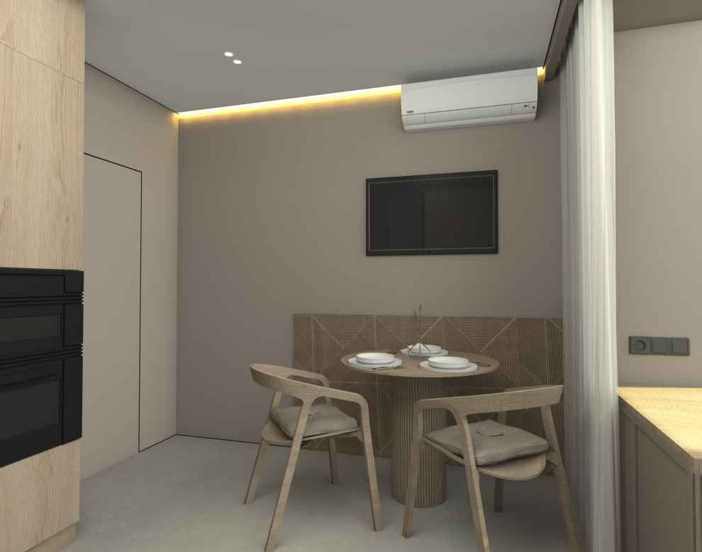 Проект двухкомнатной квартиры в г. Зеленоградске