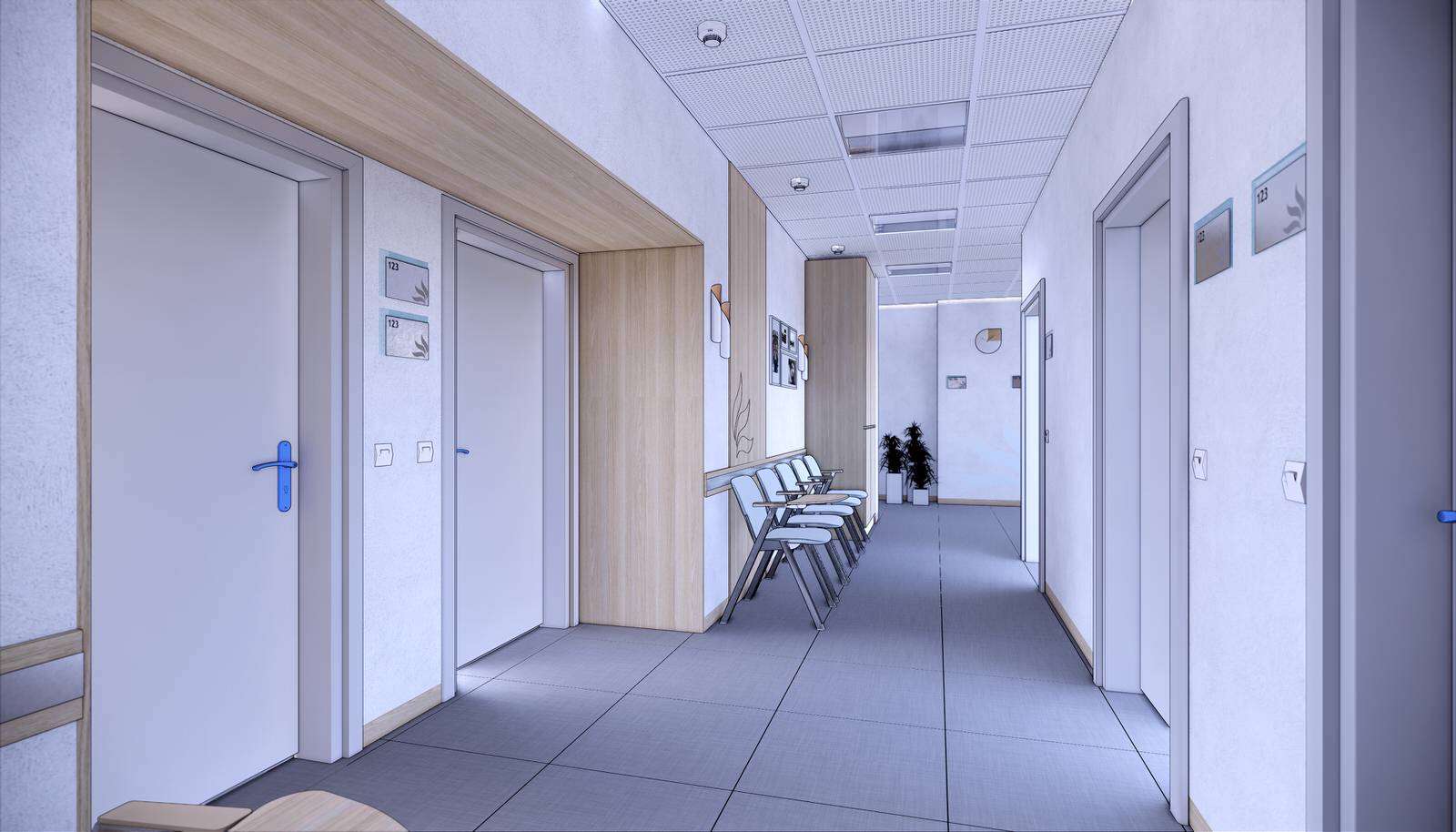 Концепция холла для Немецкой Семейной клиники