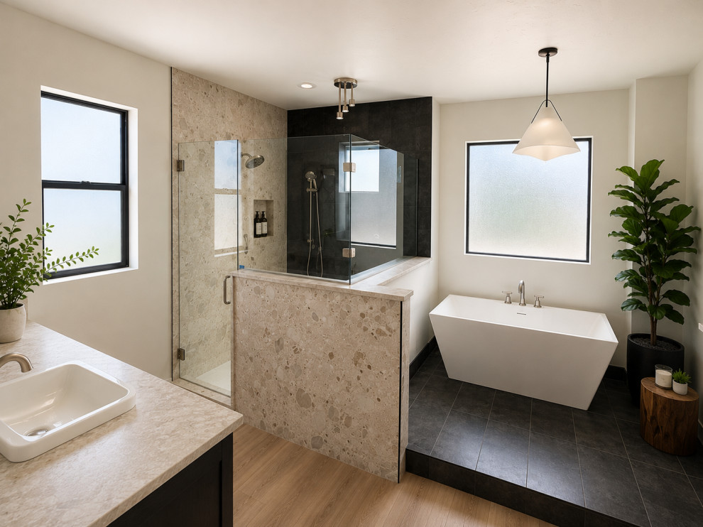 Custom Home Build Master Bathroom