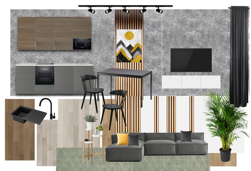 Кухня-гостиная