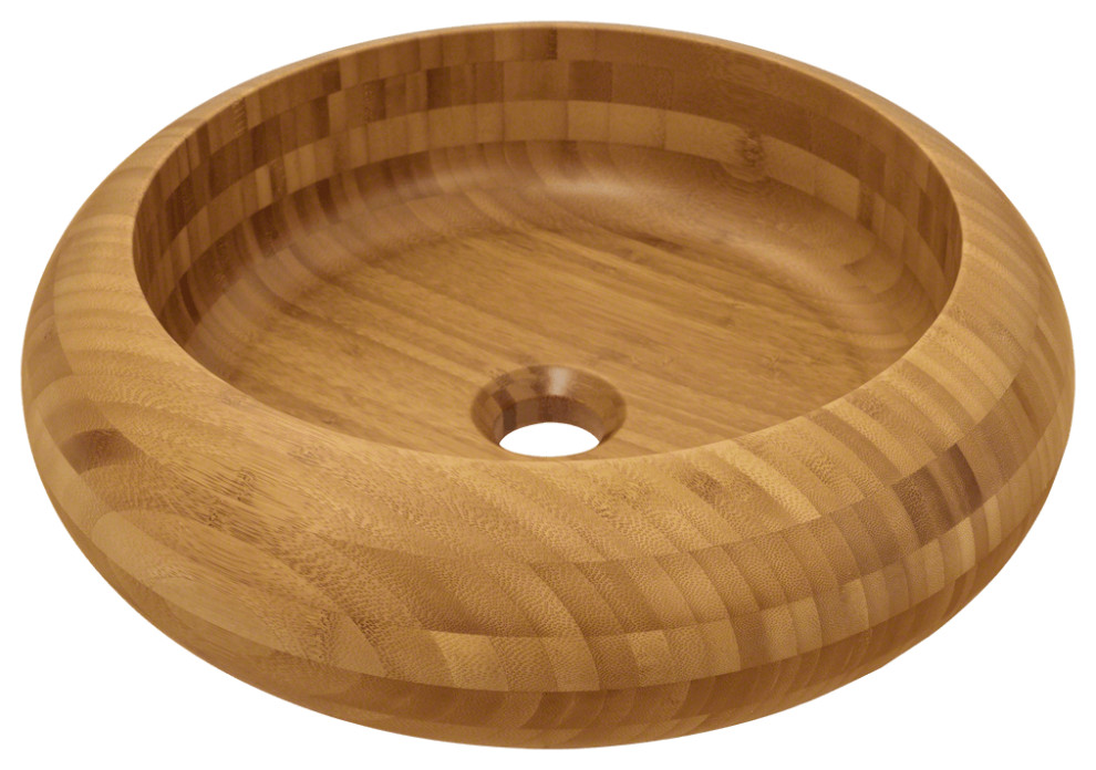 893 Bamboo Vessel Bathroom Sink Asian Bathroom Sinks by User Houzz