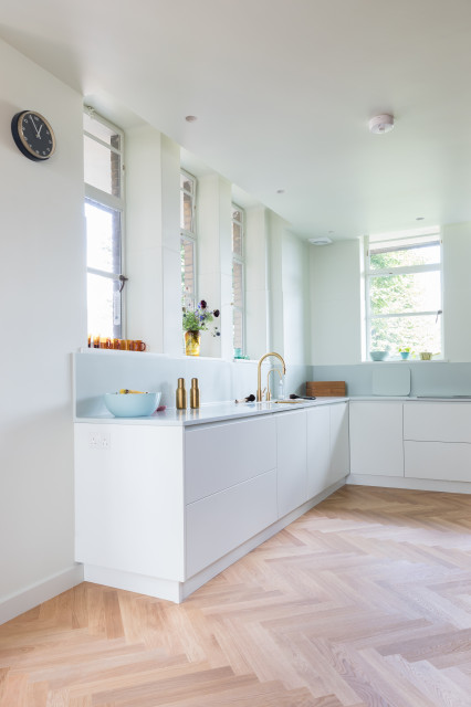 Apartment Renovation, Hackney Listed Building trendy-koekken