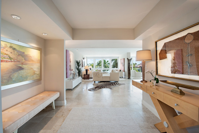 Condominium Remodel - Allegro Unit 44 contemporary-entrance