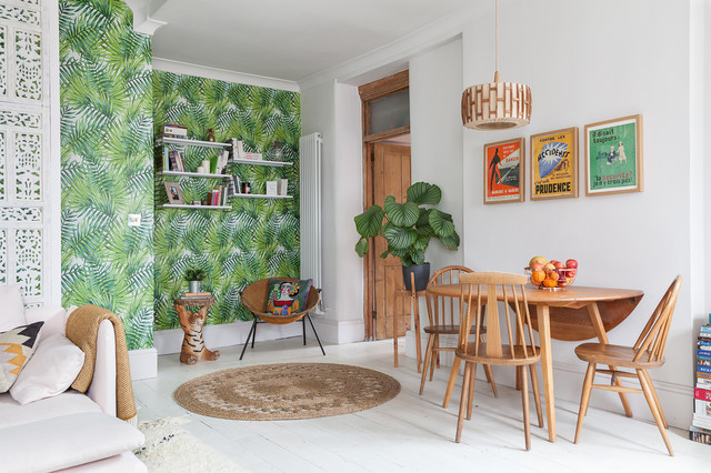 Harringay Victorian Flat eclectic-dining-room