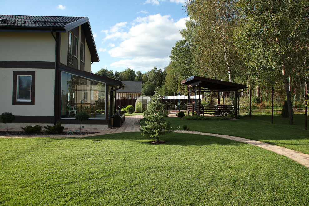 КП Никольское Лесное. Ландшафт,  Беседка.