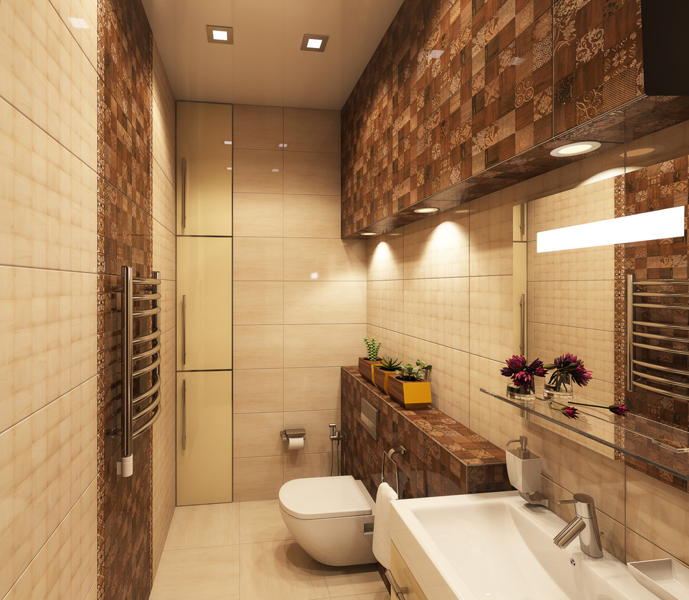 3D визуализация | Квартира в тёплых тонах