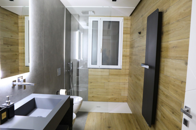 Appartamento 100mq moderne-badevaerelse