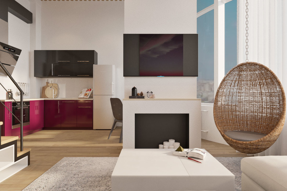 Однушка с антресолями