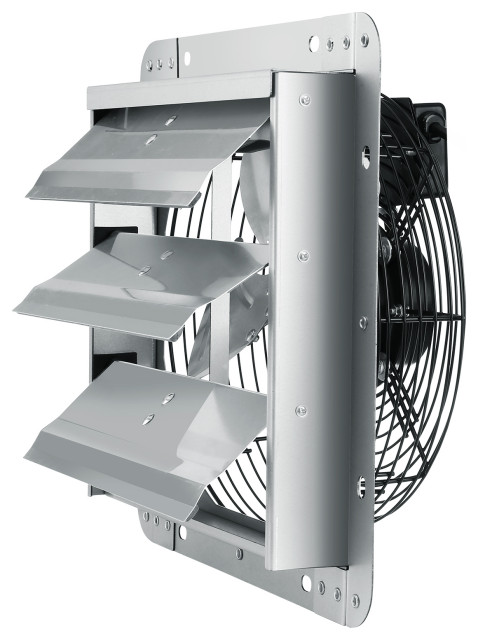 VEVOR Shutter Exhaust Fan Bathroom Exhaust Fan Wall Mounted Aluminum ...