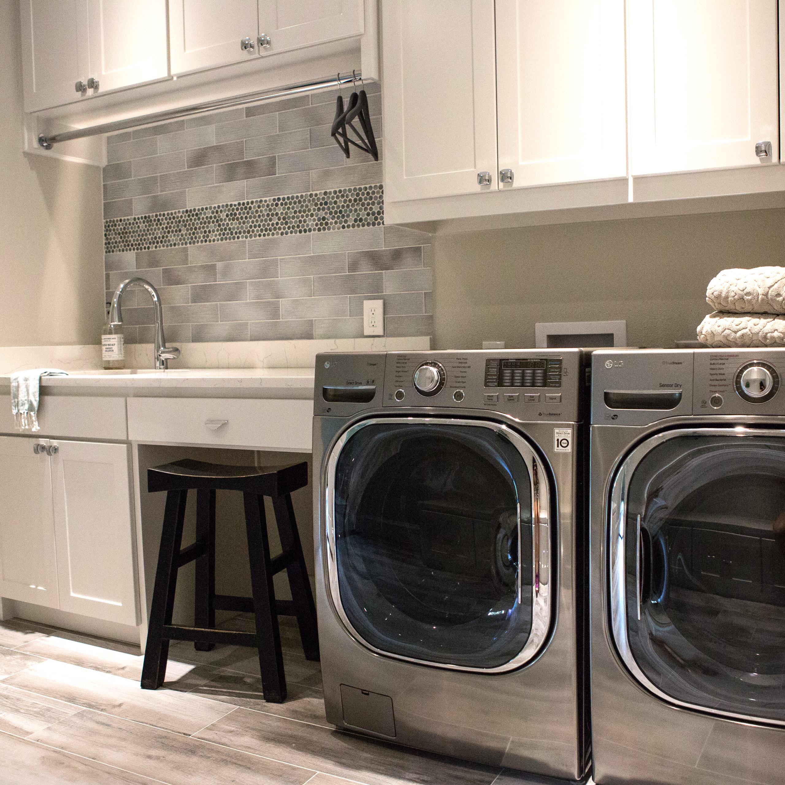 Richmond Ave Lakewood Laundry Room and Bathroom Remodel