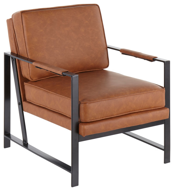 Franklin Contemporary Arm Chair Industrial Armchairs And Accent