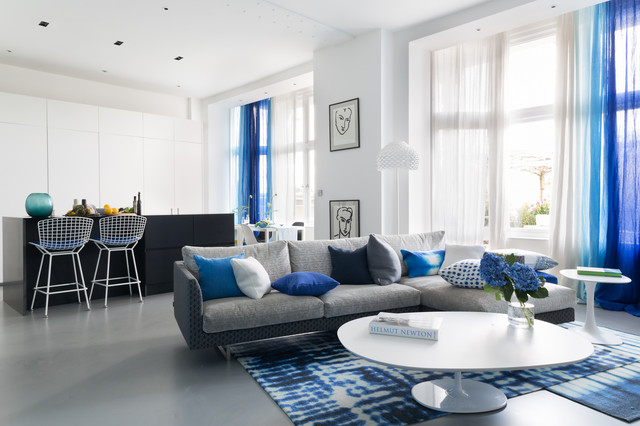 Henley Apartment contemporary-vardagsrum
