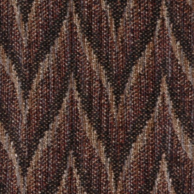 Flame Stitch - Blackthorn Upholstery Fabric