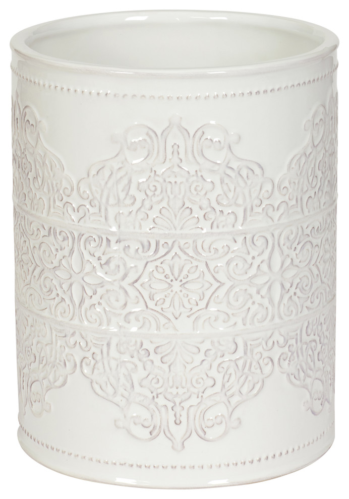 Five Queens Court Leanna Wastebasket Traditional Wastebaskets by