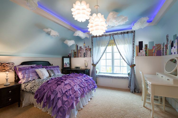 This is an example of a traditional kids' room in Charlotte.