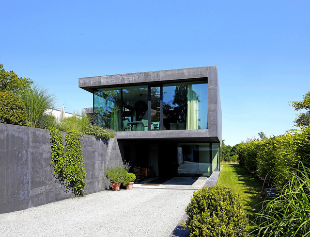 HAUS D moderno-fachada