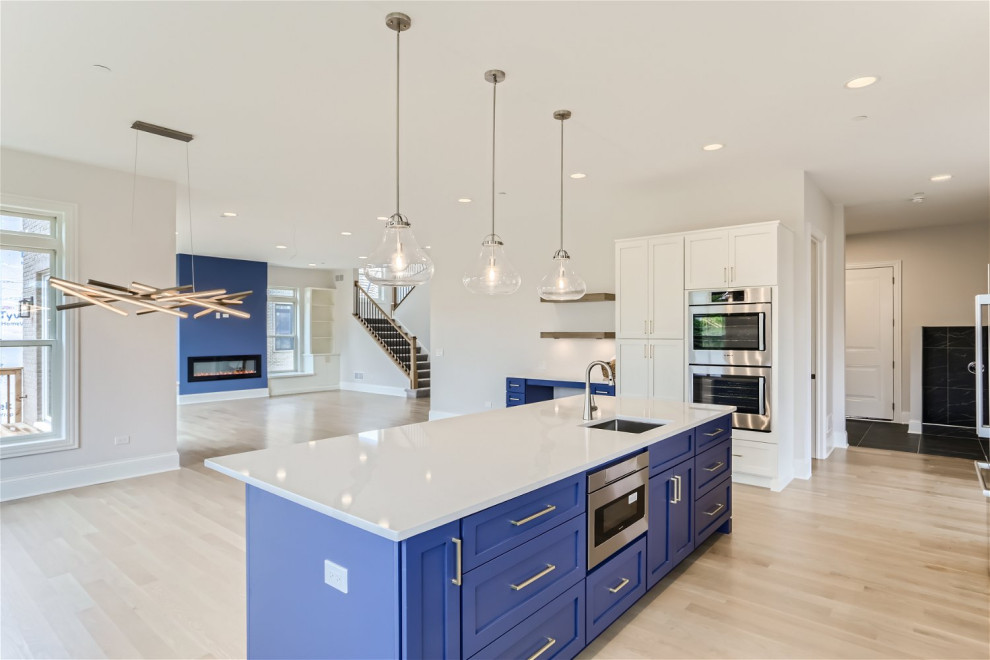 Transitional kitchen photo in Chicago