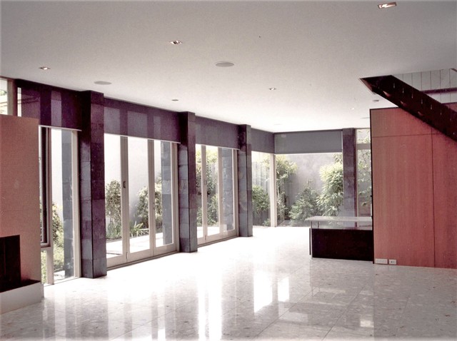 Residence, Armadale contemporary-vardagsrum