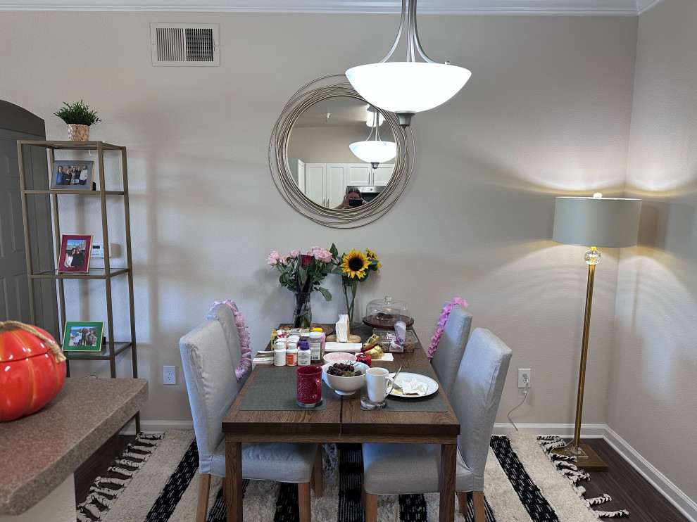 Is this mirror hung too high?