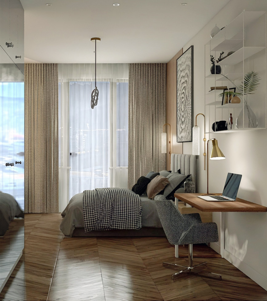 Спальня с рабочим местом