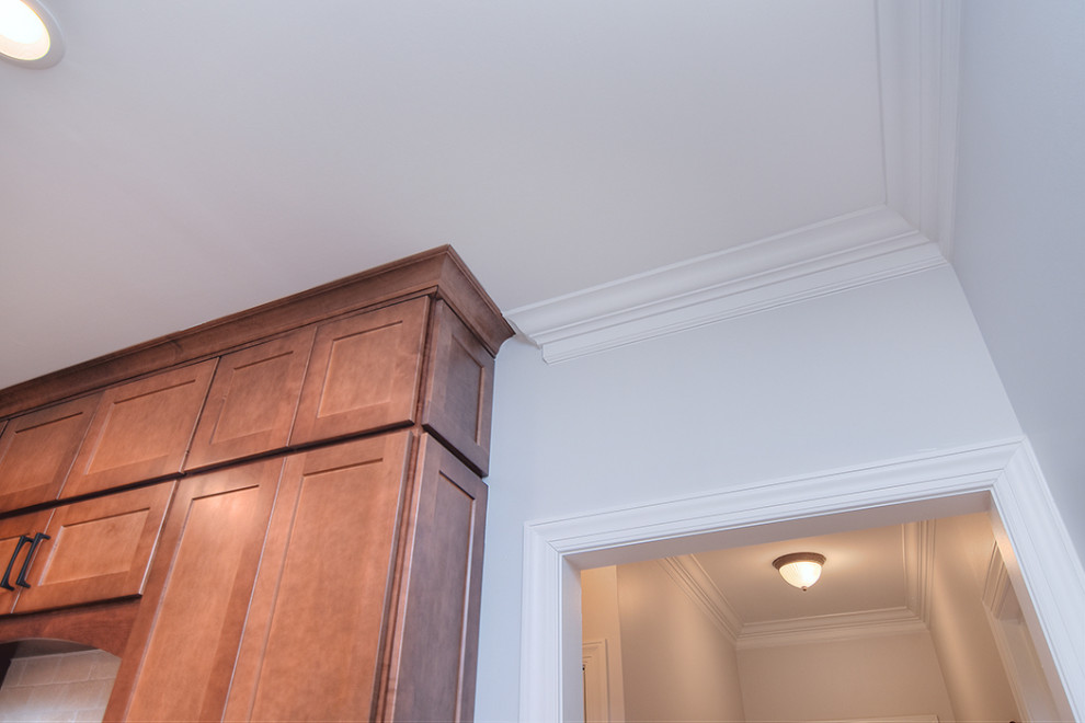 Transitional home design photo in Charlotte