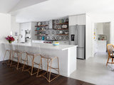 Transitional Kitchen by Point B Design Group
