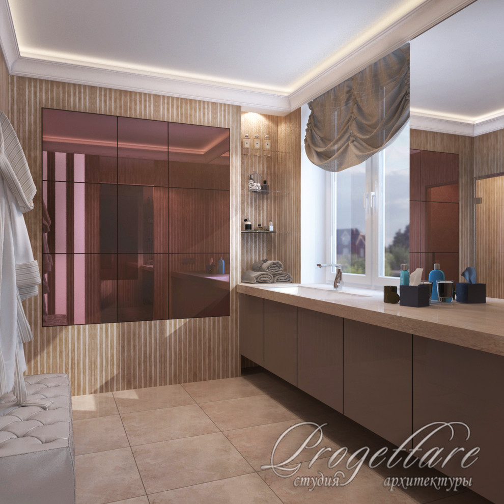 Загородный дом с двухсветной гостиной