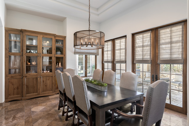 Bachelor Manor transitional-dining-room