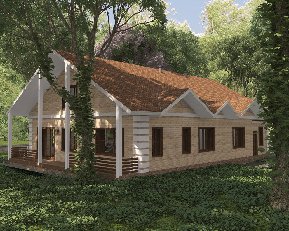 Загородный дом в лесу