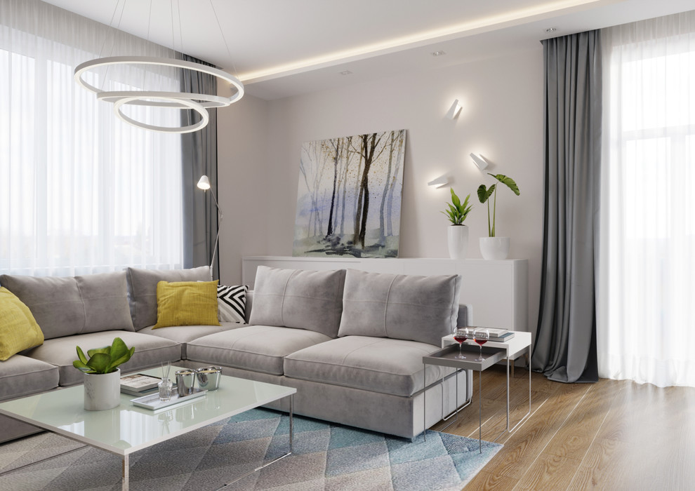 Кухня-гостиная в загородном доме