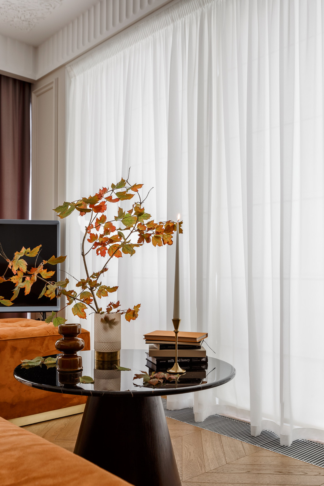 Реализованный дизайн проект квартиры в ЖК "Горный"