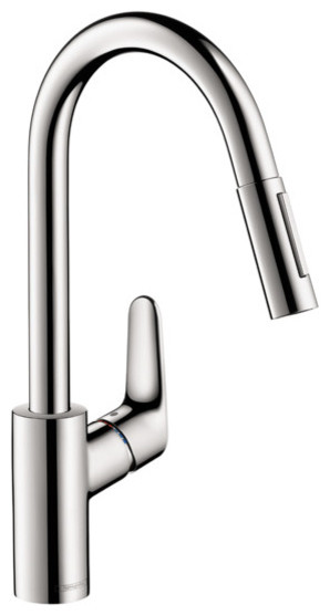 Hansgrohe 2-Spray High Arc, Pull-Down Kitchen Faucet - 31815