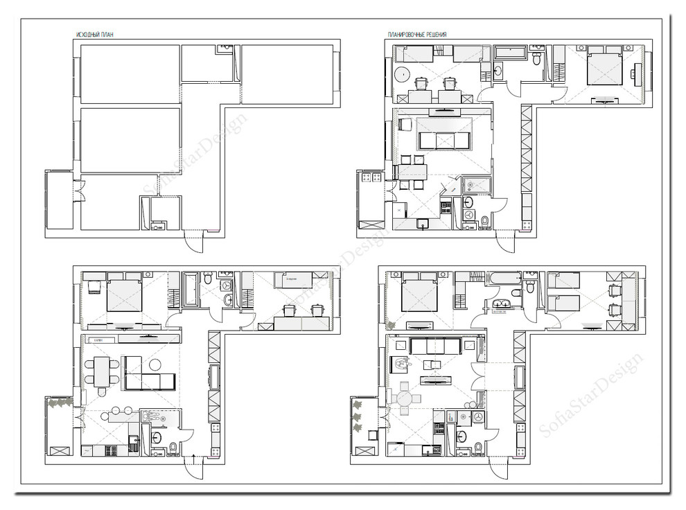 Планировки квартир