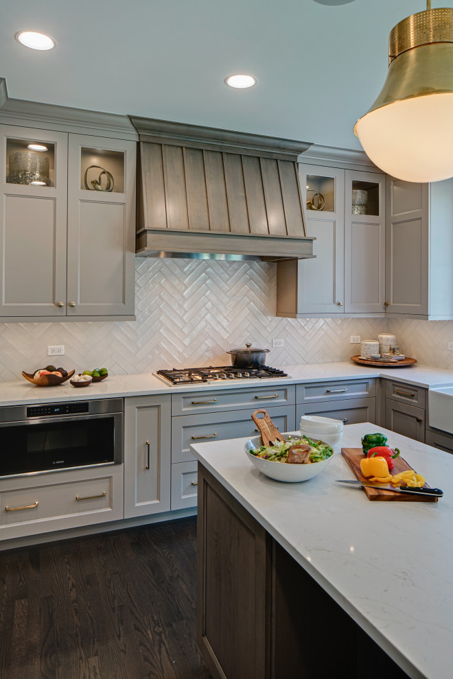 Kitchen - transitional kitchen idea in Chicago