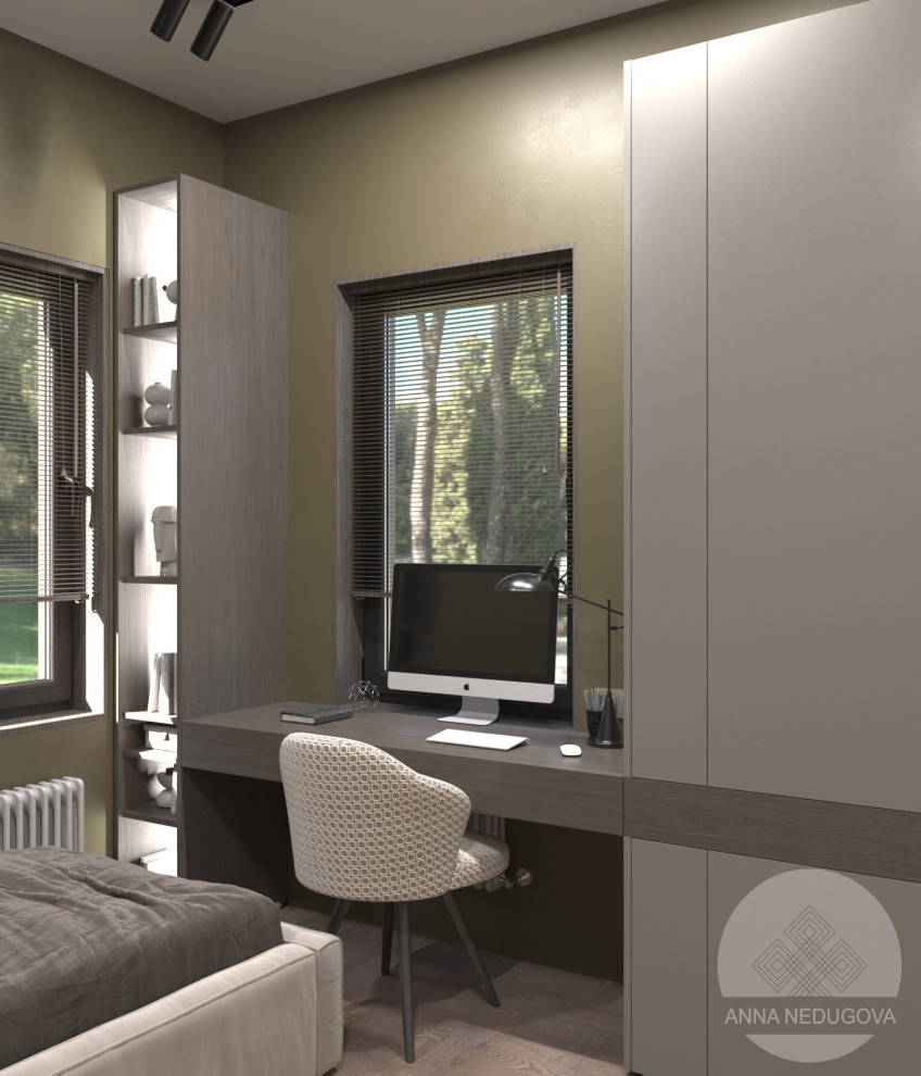 Дизайн проект загородного дома, д. Жаворонки, Московская область.