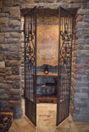 Basement - rustic basement idea