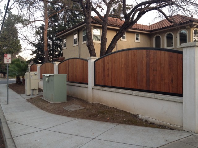 Redwood Fence Panels - Traditional - Exterior - San Francisco - by Los