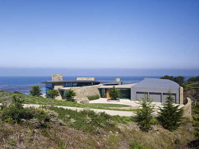 Modern Exterior trendy-hus-og-facade