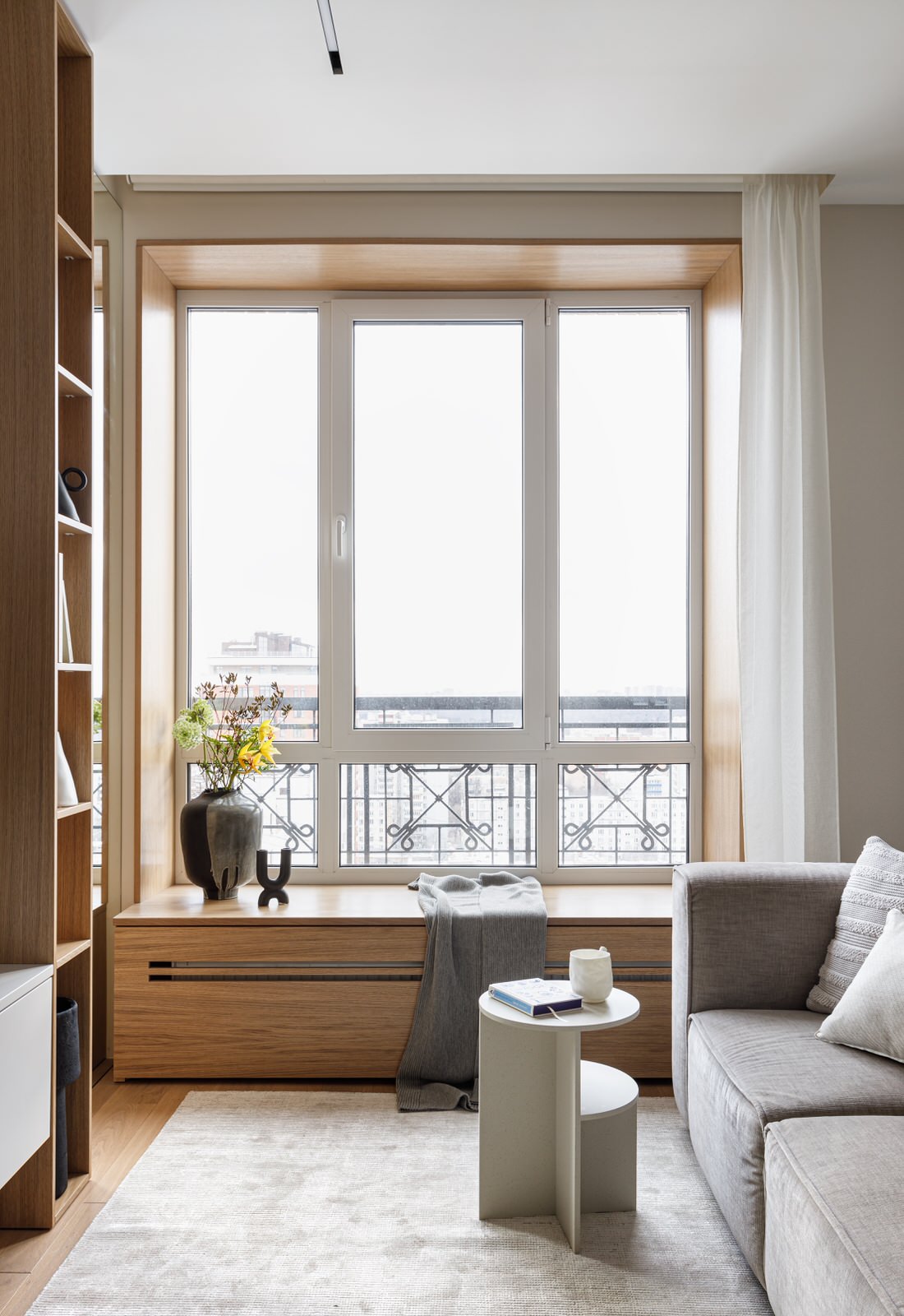 Трехкомнатная квартира в стиле джапанди