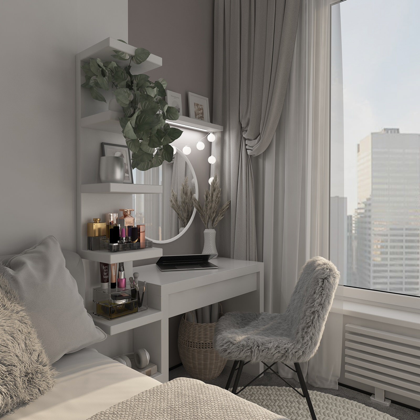 Пространство для семьи с двумя детьми. Москва, ЖК Западный порт