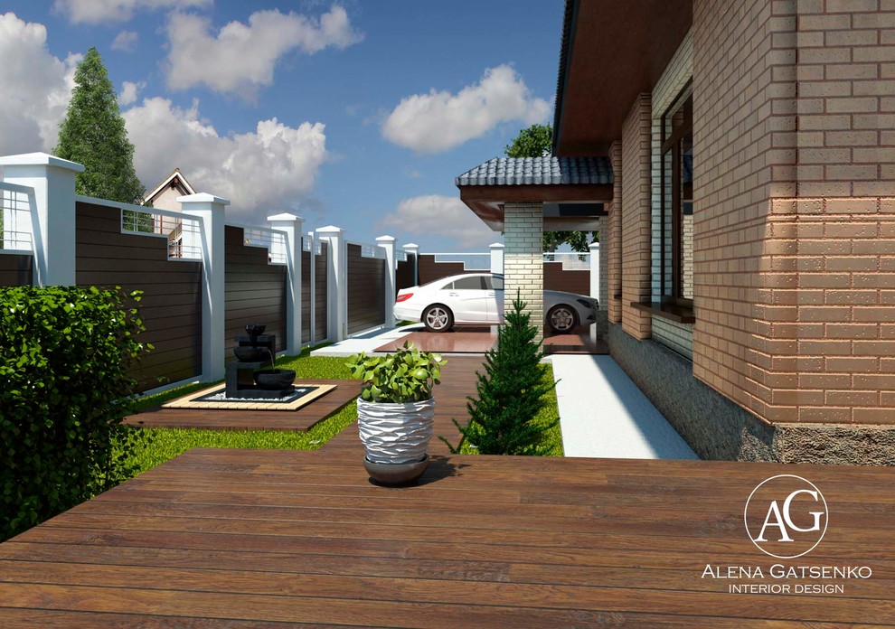 Дизайн частного дома в пастельных тонах