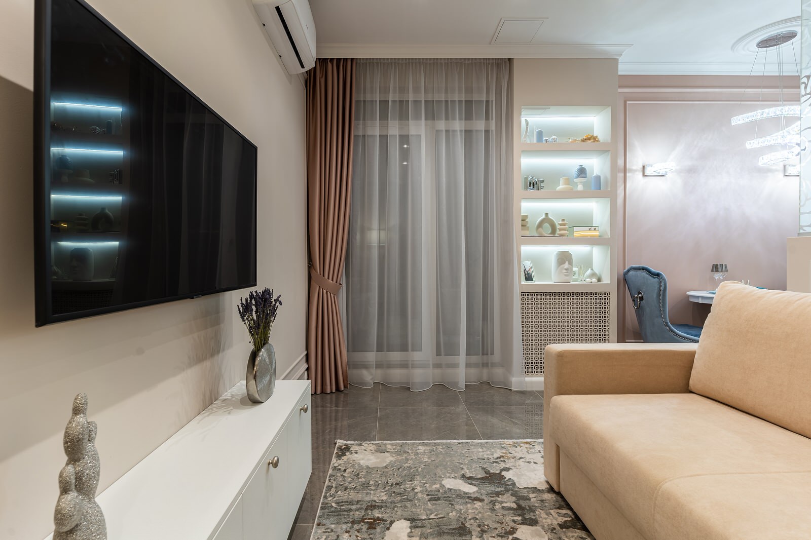 Однокомнатная квартира для девушки в ЖК Кремлевские звезды