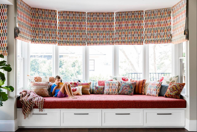 Hand Made Window Seat Cushion And Pillow Project by Hearth And Home