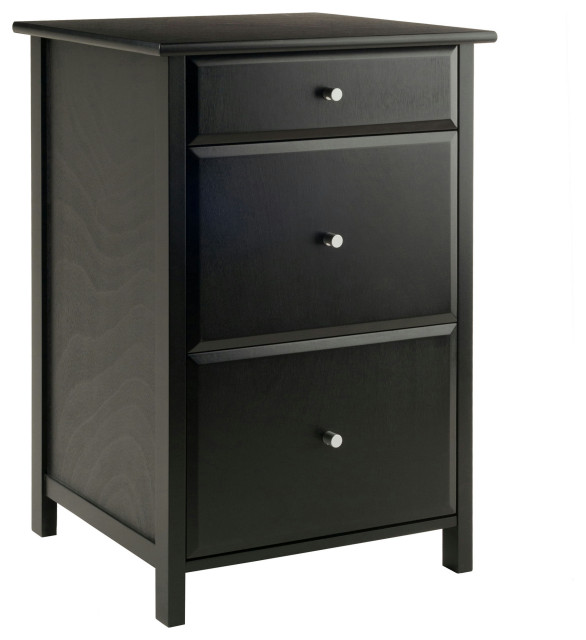 Delta Home Office File Black Transitional Filing