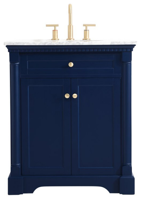 Elegant VF53030BL 30"Single Bathroom Vanity, Blue